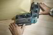 Стусло поворотное с угломером 70 мм Wolfcraft (6948000). Фото-5